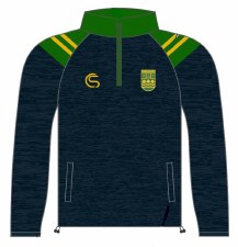 CS Ennistymon Hurling Club Half Zip (Navy Bottle Amber) Age 11-12